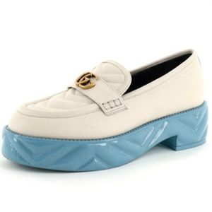 Authentic Gucci Marmont Platform Loafers.